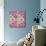 Pink Geometric Pattern-cienpies-Mounted Art Print displayed on a wall