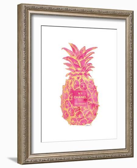 Pink Gold Pineapple-Amanda Greenwood-Framed Art Print