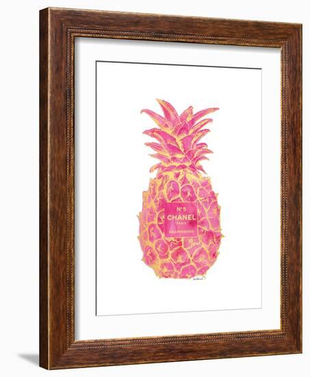 Pink Gold Pineapple-Amanda Greenwood-Framed Art Print