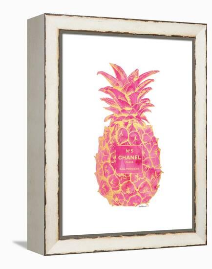 Pink Gold Pineapple-Amanda Greenwood-Framed Stretched Canvas