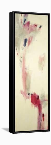 Pink, Grey Algorithm-Jill Martin-Framed Stretched Canvas