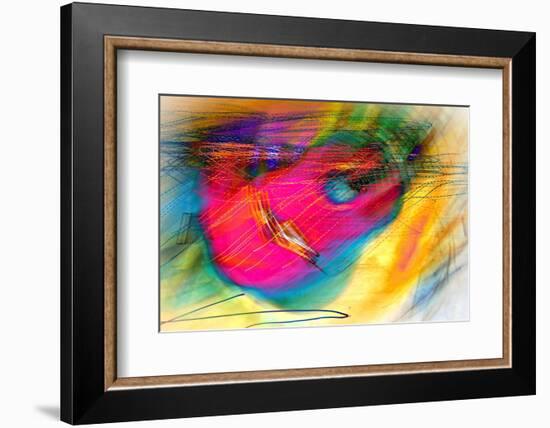 Pink Guitar-Ursula Abresch-Framed Photographic Print