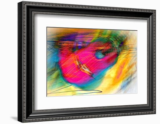 Pink Guitar-Ursula Abresch-Framed Photographic Print