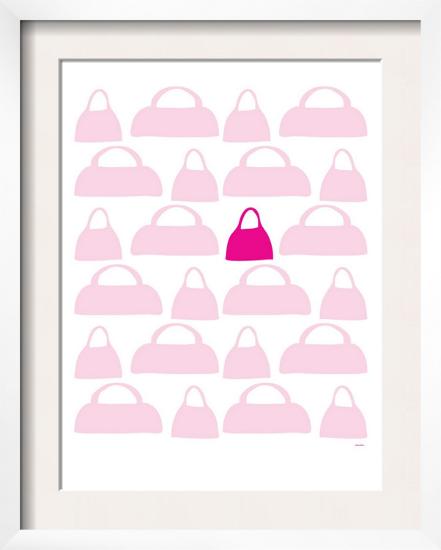 Pink Handbags-Avalisa-Framed Art Print