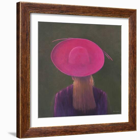 Pink Hat, 2014-Lincoln Seligman-Framed Giclee Print