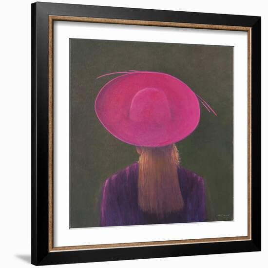 Pink Hat, 2014-Lincoln Seligman-Framed Giclee Print