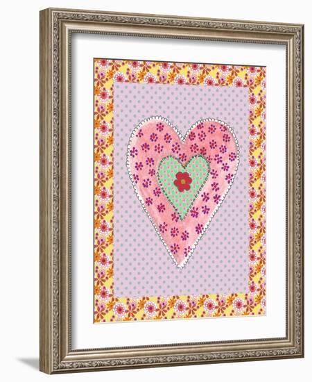 Pink Heart-Effie Zafiropoulou-Framed Giclee Print