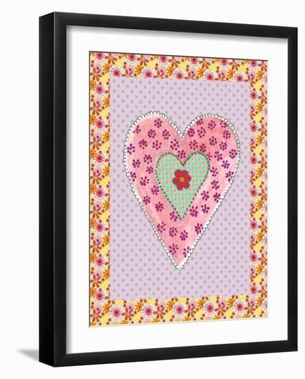Pink Heart-Effie Zafiropoulou-Framed Giclee Print