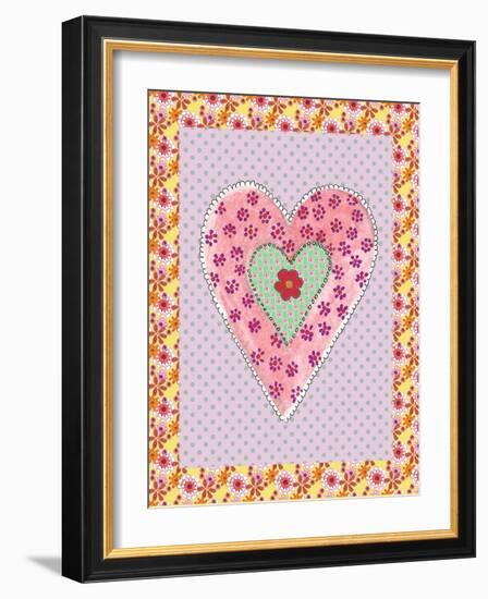 Pink Heart-Effie Zafiropoulou-Framed Giclee Print