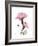 Pink Hibiscus-Albert Koetsier-Framed Premium Giclee Print