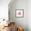 Pink Hibiscus-Nola James-Framed Art Print displayed on a wall