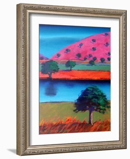 Pink Hill 2-Paul Powis-Framed Giclee Print