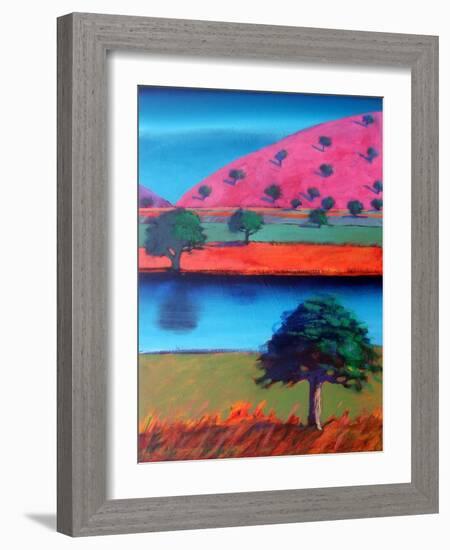 Pink Hill 2-Paul Powis-Framed Giclee Print