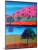 Pink Hill 2-Paul Powis-Mounted Giclee Print