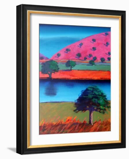 Pink Hill 2-Paul Powis-Framed Giclee Print