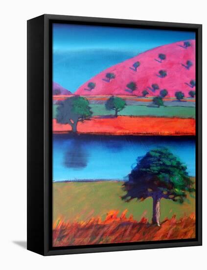 Pink Hill 2-Paul Powis-Framed Premier Image Canvas