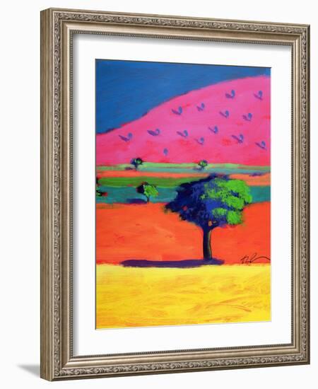 Pink Hill-Paul Powis-Framed Giclee Print