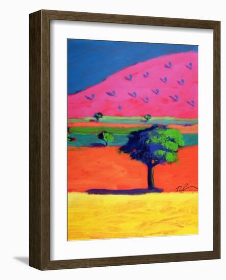 Pink Hill-Paul Powis-Framed Giclee Print