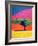 Pink Hill-Paul Powis-Framed Giclee Print