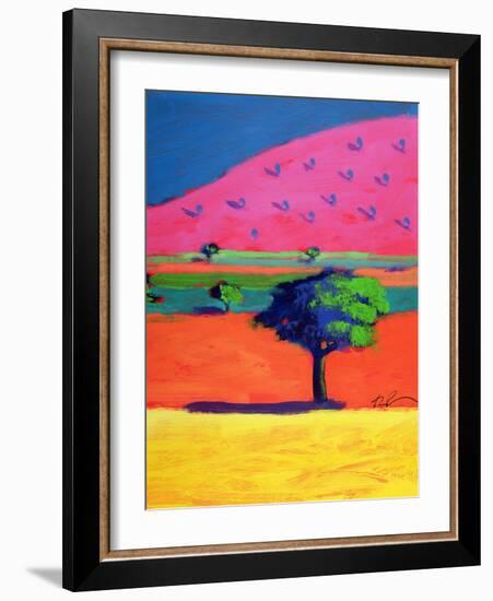 Pink Hill-Paul Powis-Framed Giclee Print