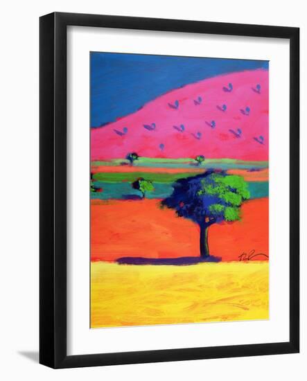 Pink Hill-Paul Powis-Framed Giclee Print