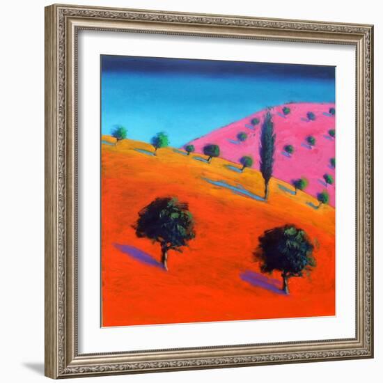 Pink Hill-Paul Powis-Framed Giclee Print