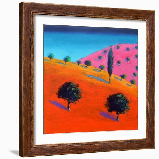 Pink Hill-Paul Powis-Framed Giclee Print