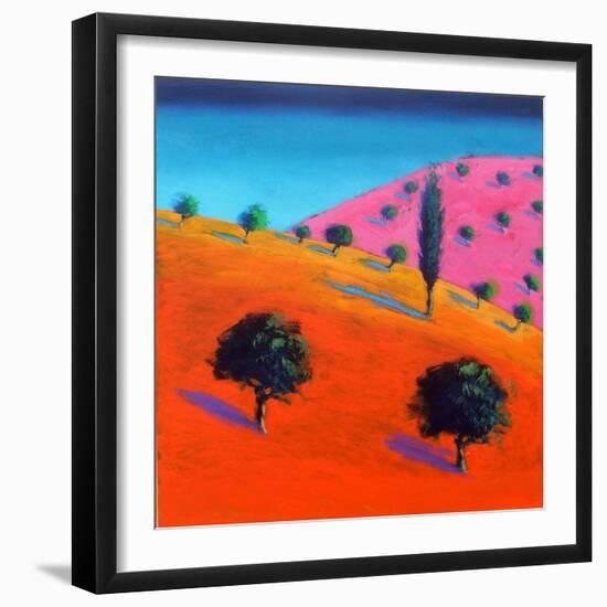 Pink Hill-Paul Powis-Framed Giclee Print