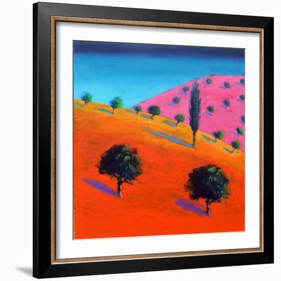 Pink Hill-Paul Powis-Framed Giclee Print