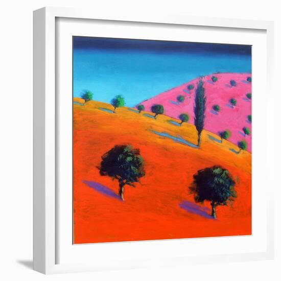 Pink Hill-Paul Powis-Framed Giclee Print