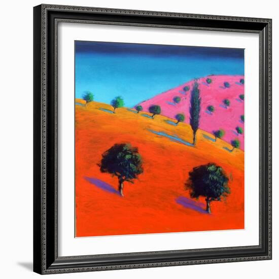 Pink Hill-Paul Powis-Framed Giclee Print