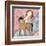 Pink Horse-Carla Sonheim-Framed Art Print