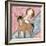 Pink Horse-Carla Sonheim-Framed Art Print