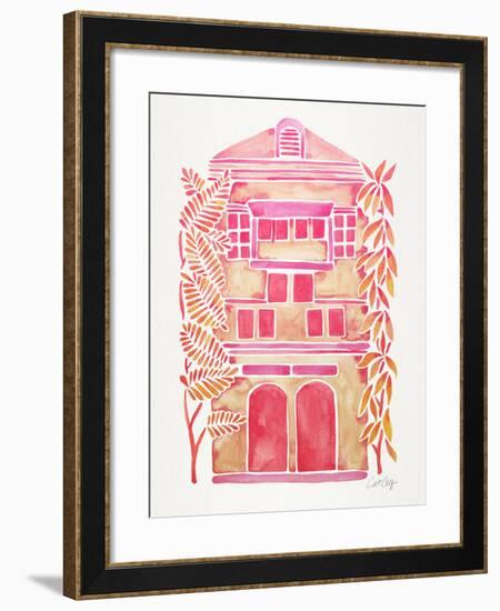 Pink House-Cat Coquillette-Framed Giclee Print