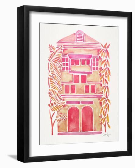 Pink House-Cat Coquillette-Framed Giclee Print