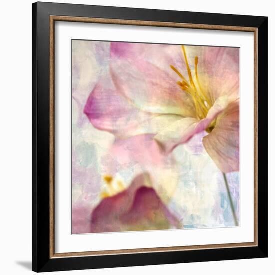 Pink Hyacinth V-Honey Malek-Framed Art Print