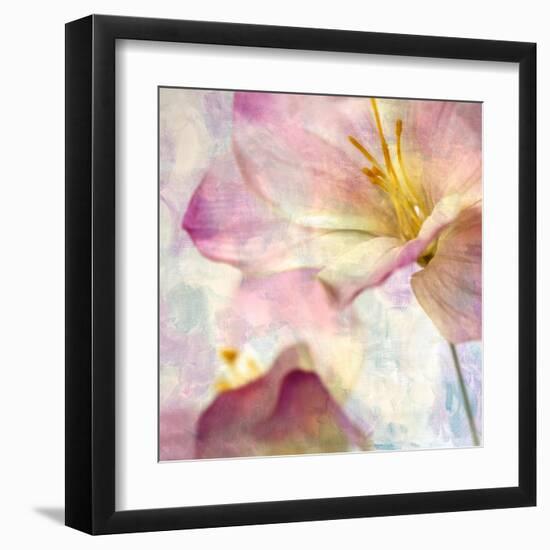 Pink Hyacinth V-Honey Malek-Framed Art Print