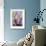 Pink Hydrangea 1-Stacy Bass-Framed Giclee Print displayed on a wall