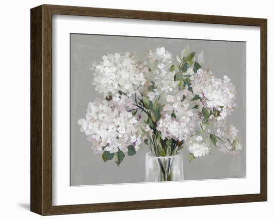 Pink Hydrangea-Asia Jensen-Framed Art Print