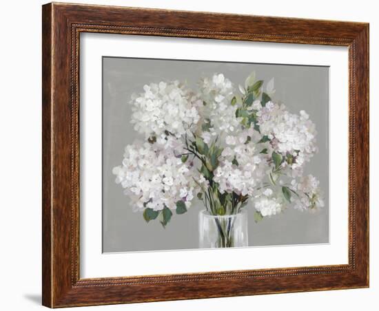 Pink Hydrangea-Asia Jensen-Framed Art Print