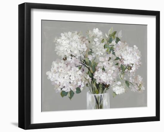 Pink Hydrangea-Asia Jensen-Framed Art Print