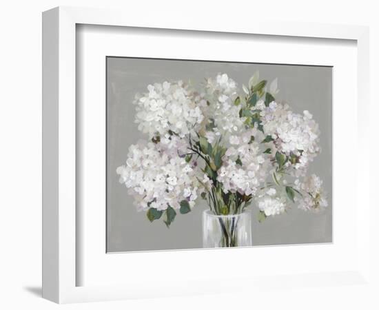 Pink Hydrangea-Asia Jensen-Framed Art Print