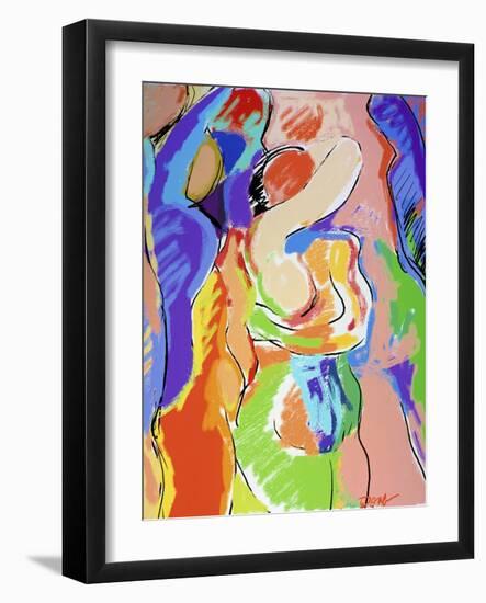 Pink Impression-Diana Ong-Framed Giclee Print