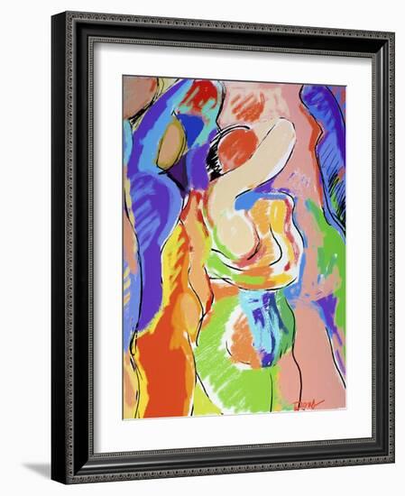 Pink Impression-Diana Ong-Framed Giclee Print