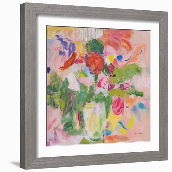 Pink Impressionism-Farida Zaman-Framed Premium Giclee Print