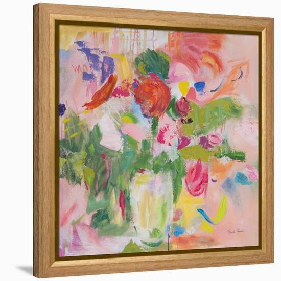 Pink Impressionism-Farida Zaman-Framed Stretched Canvas