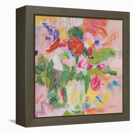 Pink Impressionism-Farida Zaman-Framed Stretched Canvas