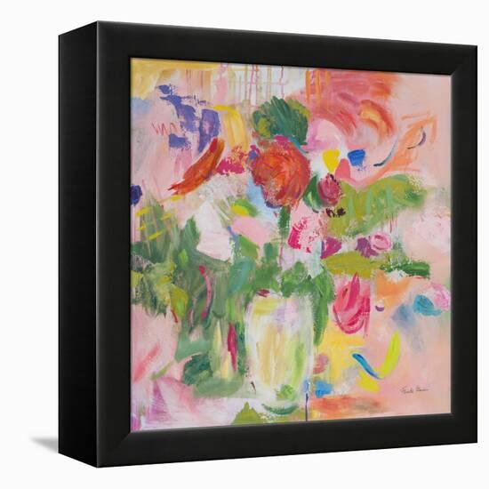 Pink Impressionism-Farida Zaman-Framed Stretched Canvas