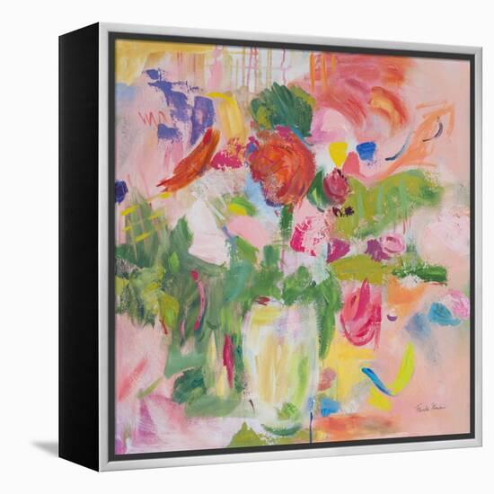 Pink Impressionism-Farida Zaman-Framed Stretched Canvas