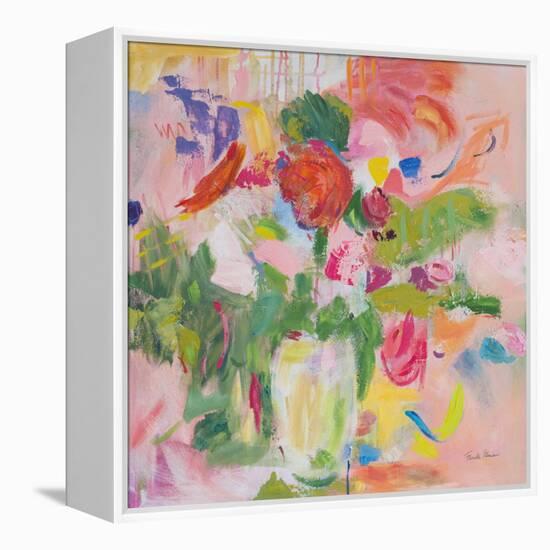 Pink Impressionism-Farida Zaman-Framed Stretched Canvas